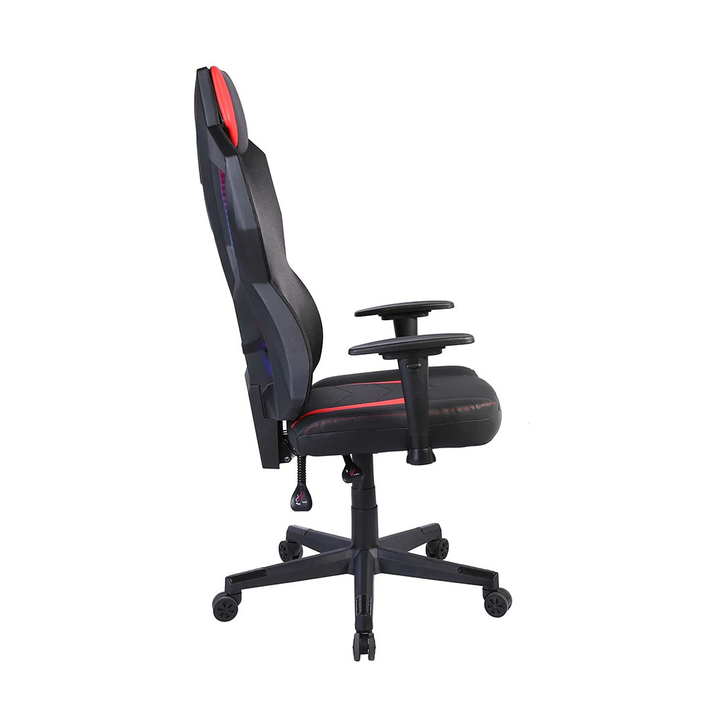 Светещ геймърски стол RFG Viper черен-червен